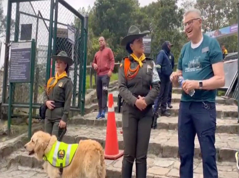 La Policía desplegó más de 100 uniformados para garantizar la seguridad en los senderos ecológicos de Bogotá