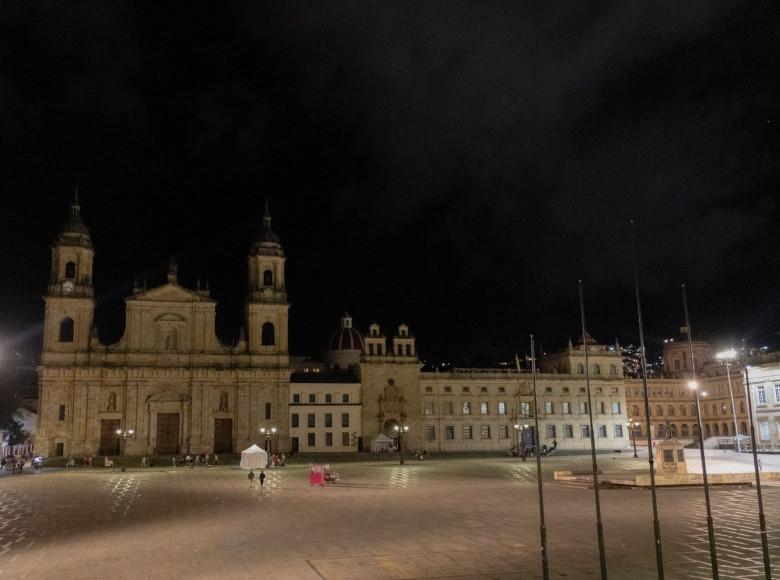La Plaza de Bolívar quedó lista para el disfrute de bogotanos y visitantes. 
