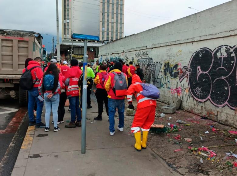 El operativo contó con la participación de más de 170 funcionarios de distintas entidades distritales y nacionales.