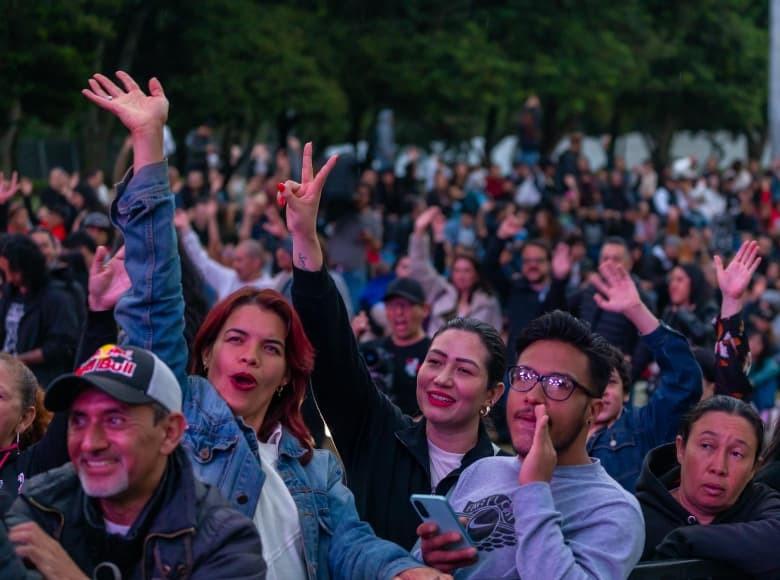 Se cantaron las canciones más icónicas de Metallica & Guns N' Roses.