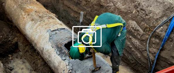 Racionamiento agua Bogotá: obra válvula mejora servicio Ciudad Bolívar