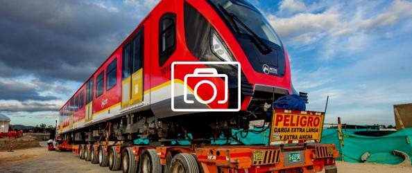 En fotos llegó primer tren Línea 1 del Metro de Bogotá al patio taller