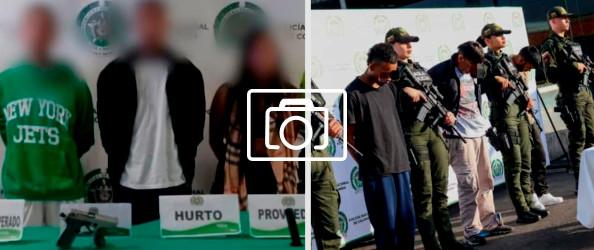 Fotos de capturas en Bogotá