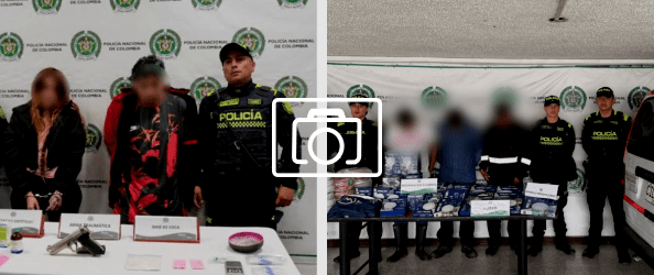 En la foto personas capturadas por distintos delitos