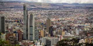 Panorámica de Bogotá desde los cerros orientales. Foto: Michael Lechner para Unsplash.