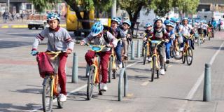 Ciudad Bolívar se une ‘Al Colegio en Bici’