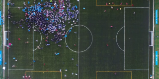 Imagen de cancha sintética en Bogotá