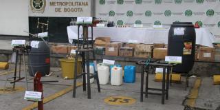 Fábrica de licor adulterado - FOTO: Prensa Mebog
