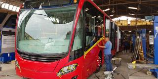 El 16 de junio rodarán los primeros 337 nuevos buses de TransMilenio - Foto: Alcaldía de Bogotá. 