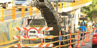 Desvío en obra - Foto: Alcaldía de Bogotá