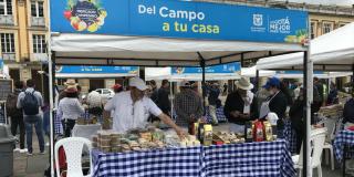 Mercado Campesino en la Plaza de Bolívar