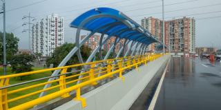 Imagen que muestra el puente de la calle 183 en Bogotá