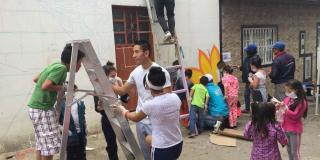 Jornada de embellecimiento en el barrio 