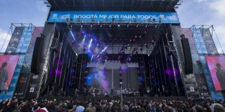 Gran escenario en el marco de Rock Al Parque 2019 en el Parque Simón Bolívar en Bogotá 