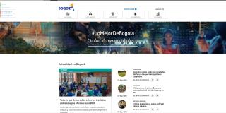 Así luce la nueva web de Bogotá