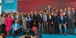 Foto histórica: se adjudicó la primera línea del Metro de Bogotá - Foto: Alcaldía de Bogotá.