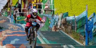 Exhibición downhill urbano en Ciudad Bolívar - Foto: Instituto Distrital de Turismo/Jota Moreno.