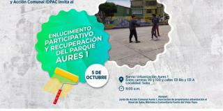 Jornada de embellecimiento en Suba 