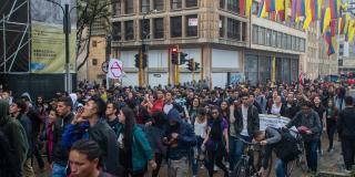 El alcalde Enrique Peñalosa rechazó actos vandálicos de marchas en Bogotá