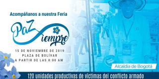 Víctimas del conflicto comercializarán los productos de sus emprendimientos 