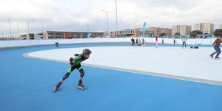 Entrega de parques y pista de patinaje en Bosa - Foto: Comunicaciones Alcaldía Bogotá / Diego Bauman