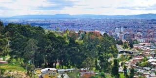 Imagen de una parte de los Cerros Orientales de Bogotá