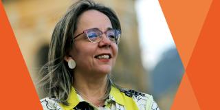 Fotografía de perfil de la Secretaria de Gobierno Margarita Barraquer
