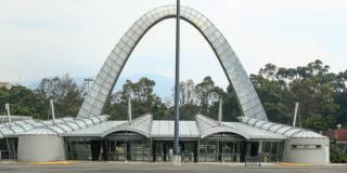 Fotografía de la entrada principal de Corferias