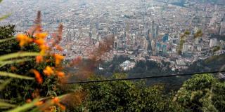 Vista aérea de Bogotá 