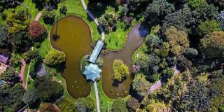 Imagen aérea del Jardín Botánico