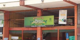 imagen de la plaza de mercado El Restrepo