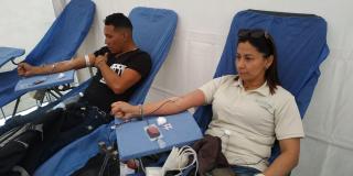 Donación de sangre en Bogotá.