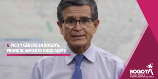 Pronunciamiento Hugo Acero, Secretario de Seguridad, Convivencia y Justicia.