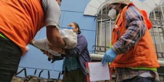 Familia necesitadas se benefician con la Donatón de Bogotá Solidaria en Casa