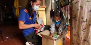 Imagen de una familia de Usme