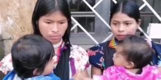 Emberas fueron llevados a albergues del Distrito - FOTO: Prensa Secretaría de Gobierno