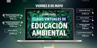 Imagen Secretaría de Ambiente. Charlas virtuales educación ambiental.
