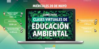 Imagen Secretaría de Ambiente. Clases virtuales educación ambiental 20 mayo.
