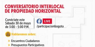 Conéctate al conversatorio interlocal de propiedad horizontal