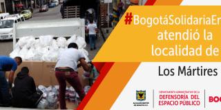 Bogotá Solidaria en Casa en Mártires