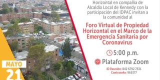 Asiste al Consejo local de propiedad horizontal de Kennedy