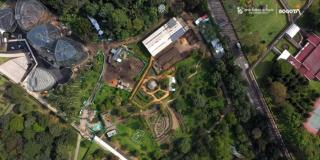 Imagen aérea del Jardín Botánico