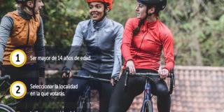 Del 1 al 18 de agosto se eligen los Consejos Locales de la Bicicleta en Bogotá.