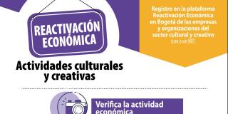 27 actividades del Sector creativo y cultural en Bogotá se reactivaron