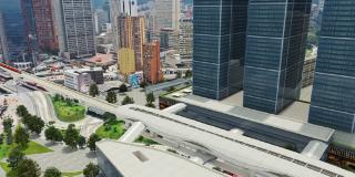 Render de cómo se verá el Metro de Bogotá