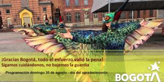 Domingo 30 de agosto comienza una Nueva Realidad en parques de Bogotá