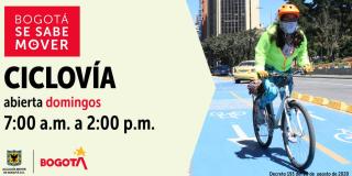 Regresa la ciclovía y reabren los parques en Bogotá: 30 de agosto