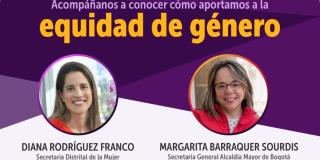 Imagen perfil secretarias de la Mujer y General de la Alcaldía Mayor de Bogotá