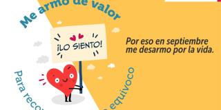 Celebración de Amor y Amistad sin armas y sin violencia en Bogotá 