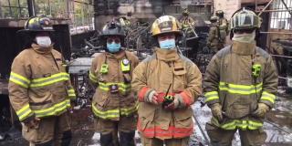 Bomberos de Bogotá controlaron un incendio en Chapinero 